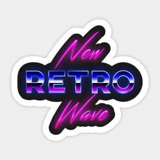 New Retro Wave Sticker